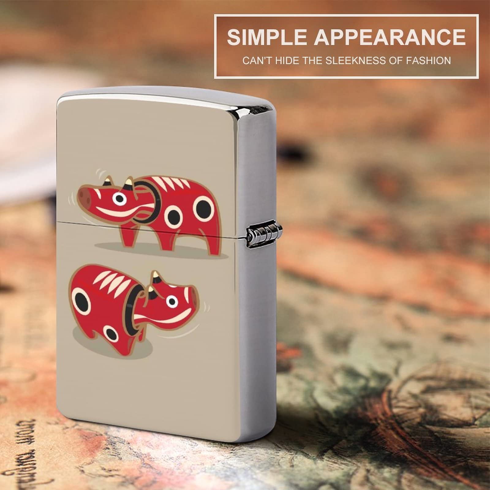 Amazon.co.jp: 赤べこ おもちゃ 福島 会津 ZIPPOケース ライター